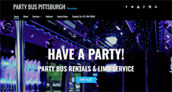 Desktop Screenshot of partybusespittsburgh.com